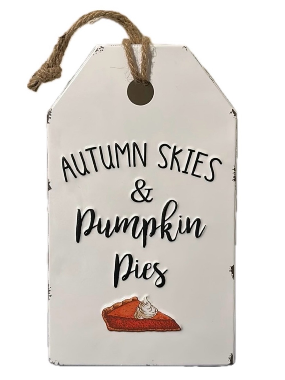Autumn Skies & Pumpkin Pies Metal Wall Decor~NEW!